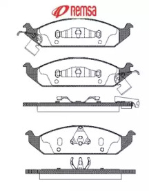 Комплект тормозных колодок METZGER 0570.02